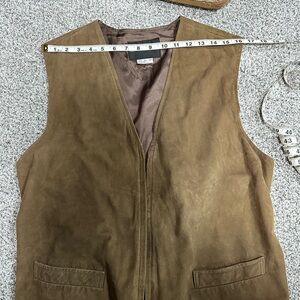 Saks Fifth Avenue Olive Green Vest